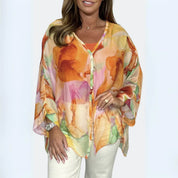 Eumi | Elegant & Lightweight Floral Blouse