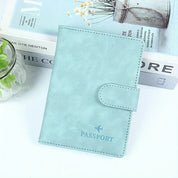Vada | Theft-proof Waterproof PU Leather Passport Holder Wallet