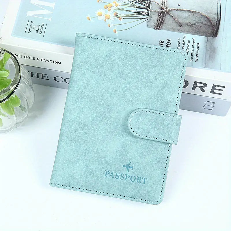 Vada | Theft-proof Waterproof PU Leather Passport Holder Wallet
