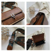 Maura | Elegant Square Crossbody Bag with Decorative Strap