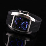 Men's speedometer LED watch