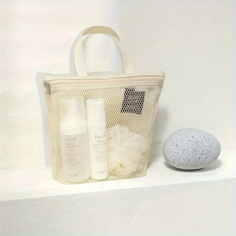 Eliza | Lightweight Mesh Toiletry Bag for the Shower