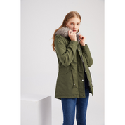 Women's hood winter parka jacket | Warmth-2