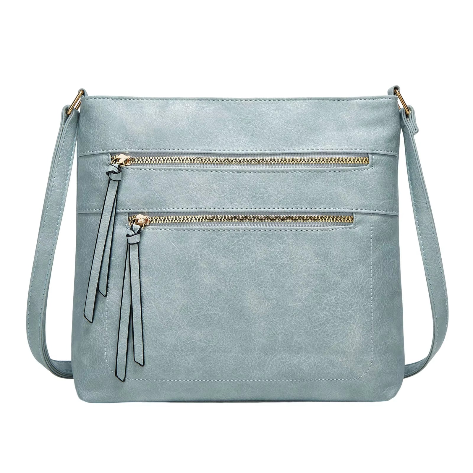 Kristina | Sleek Crossbody Bag with Dual Zipper Pockets