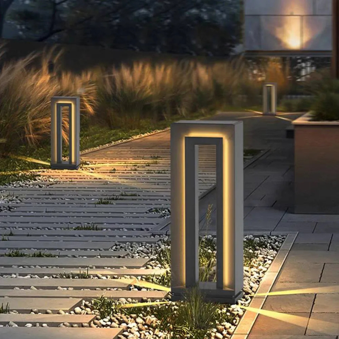  Dawnz Solar Lights - Weather Resistant Outdoor Light Fixtures for Garden & Terrace-1
