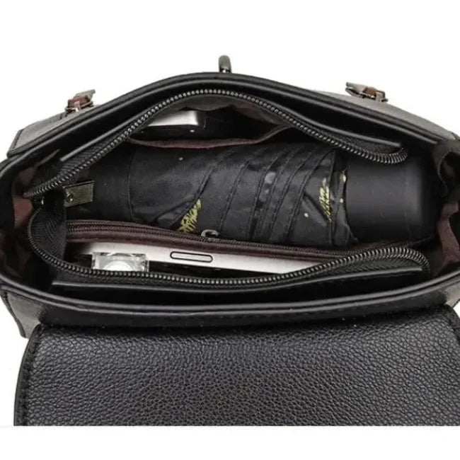 Erin | Classic Crossbody Bag with Secure Lock Detail