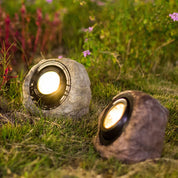 RockyLight - Solar-Powered Outdoor Light with Stone Design for Landscape Lighting-3