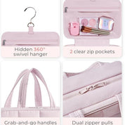 Kenia | Travel cosmetic bag with makeup and toiletry items as well as jewelry organizer