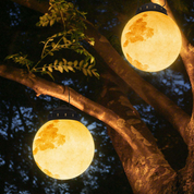Solar Garden Lamp - Modern Solar-Powered LED Outdoor Lights in Gold Metal-4