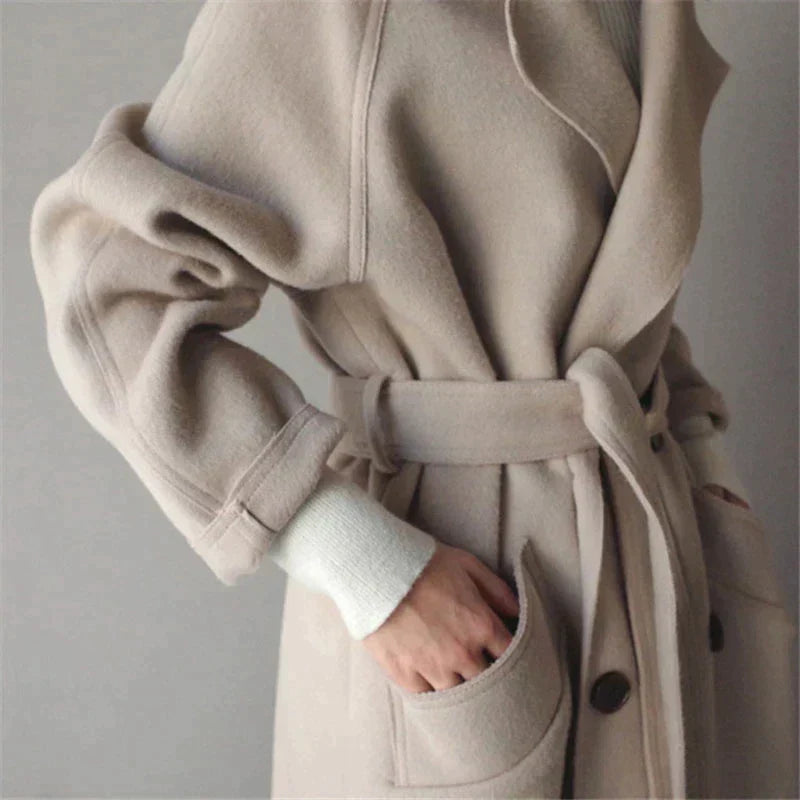 CECILAS | Long Wool Coat