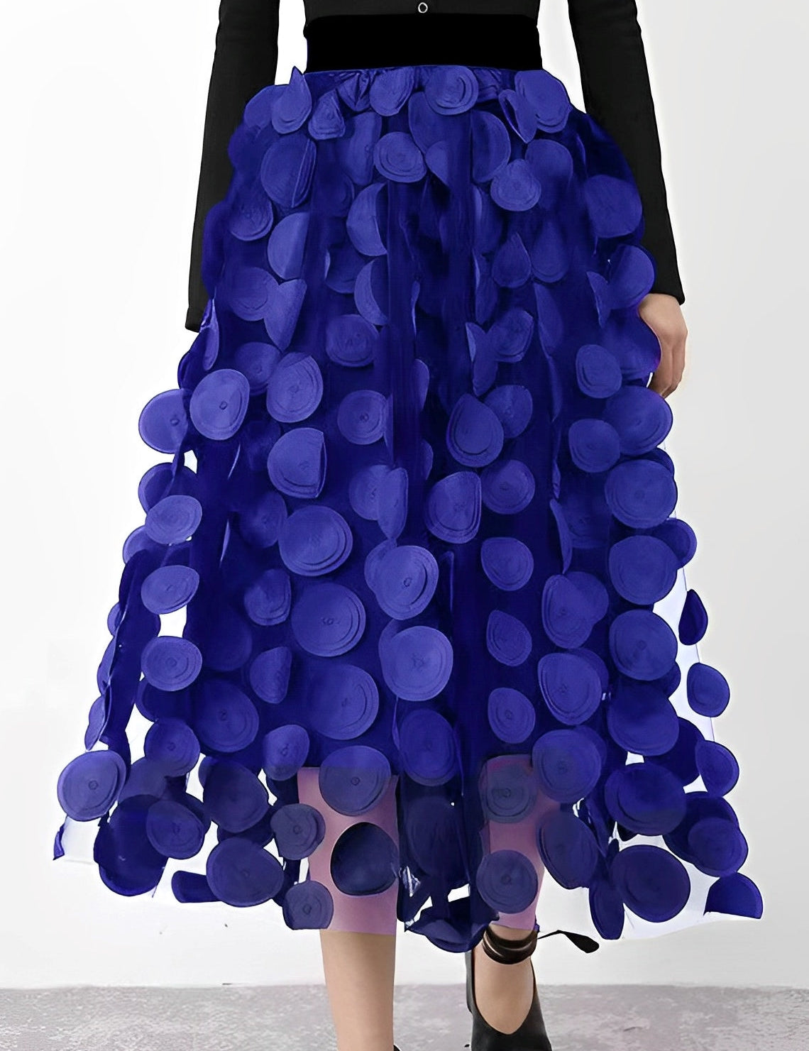 Lauren | Black Polka Dot Skirt