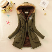 HILDE | Warm Lined Winter Jacket with Hood for Women