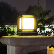 Modern Outdoor Lamp – Sleek Aluminum Cube Light Fixture for Garden, Terrace, and Pathway Illumination-5