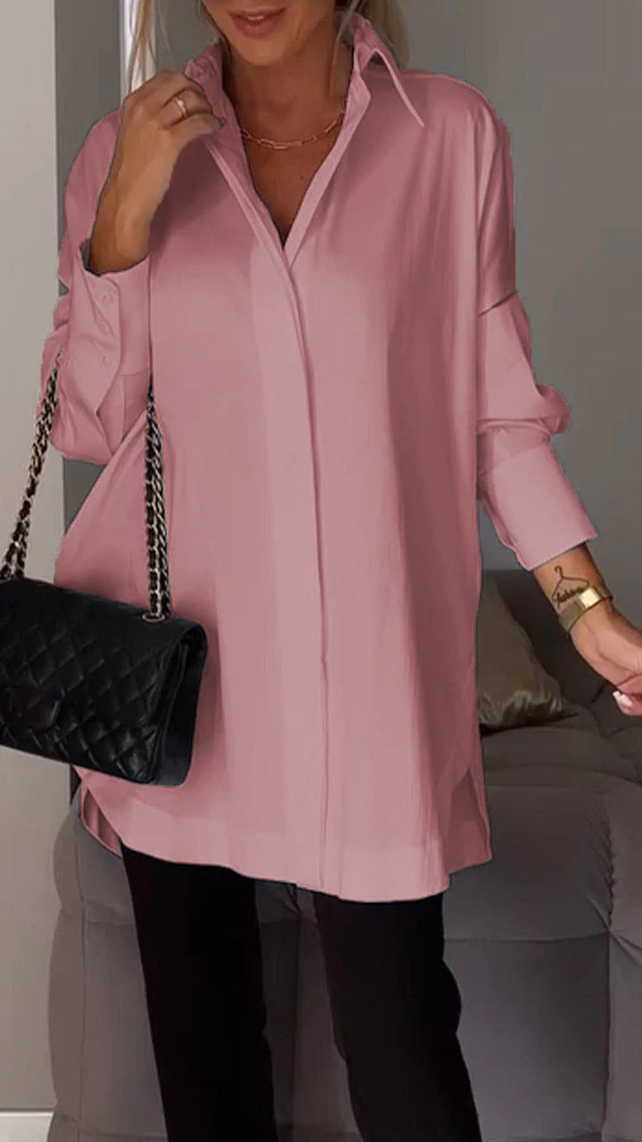 Amy | Sophisticated Lapel Shirt for Women