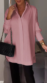 Amy | Sophisticated Lapel Shirt for Women