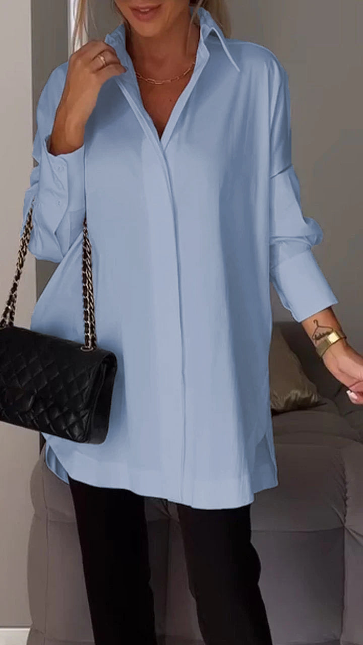 Amy | Sophisticated Lapel Shirt for Women