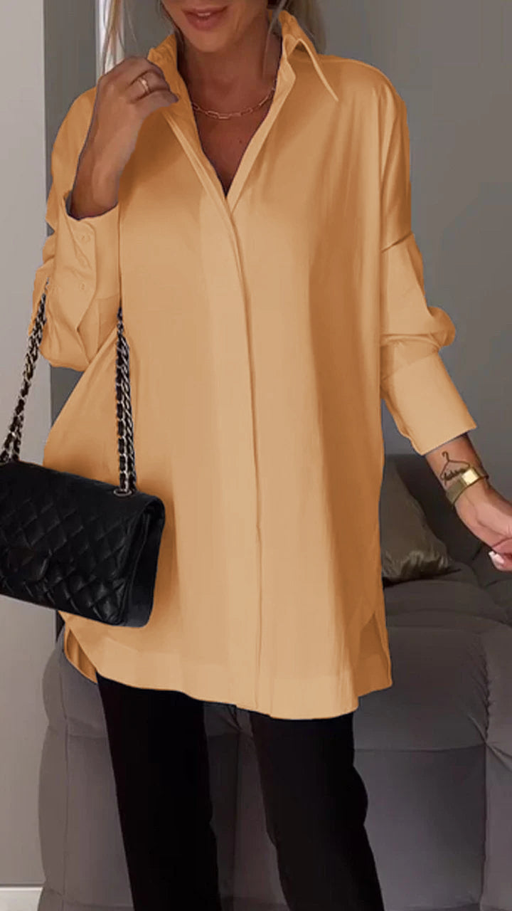 Amy | Sophisticated Lapel Shirt for Women