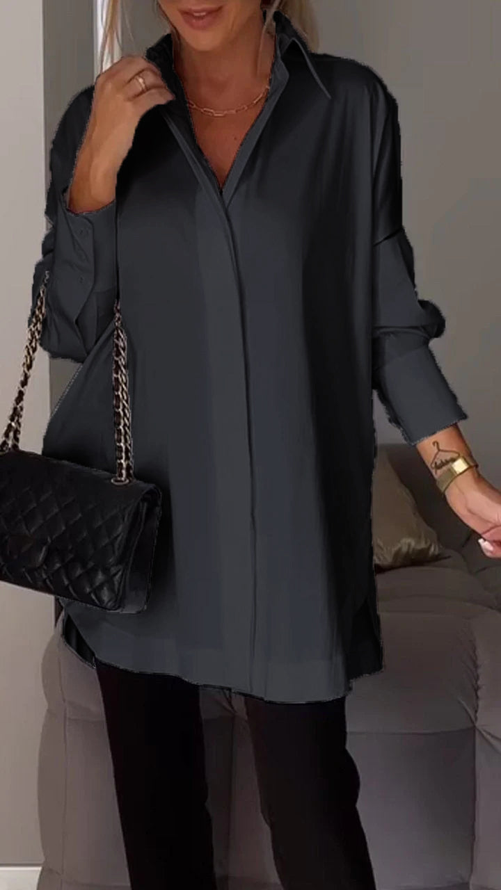 Amy | Sophisticated Lapel Shirt for Women