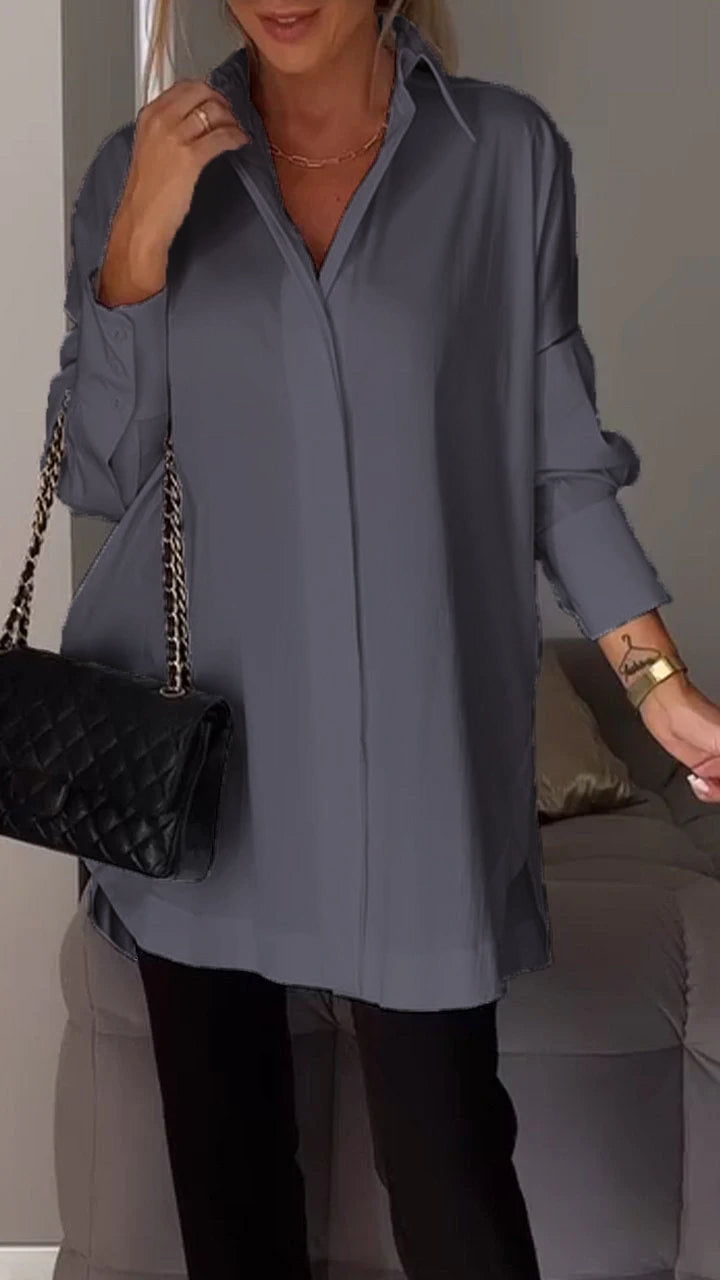 Amy | Sophisticated Lapel Shirt for Women
