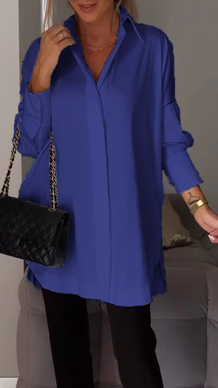 Amy | Sophisticated Lapel Shirt for Women