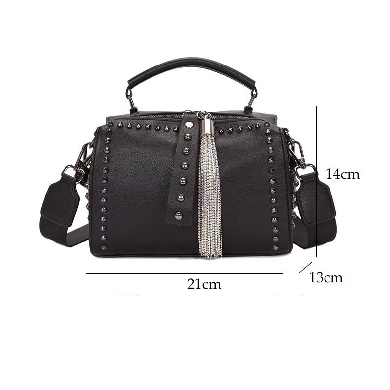 Anya | Elegant Shoulder Bag with Studded Details and Stylish Accents
