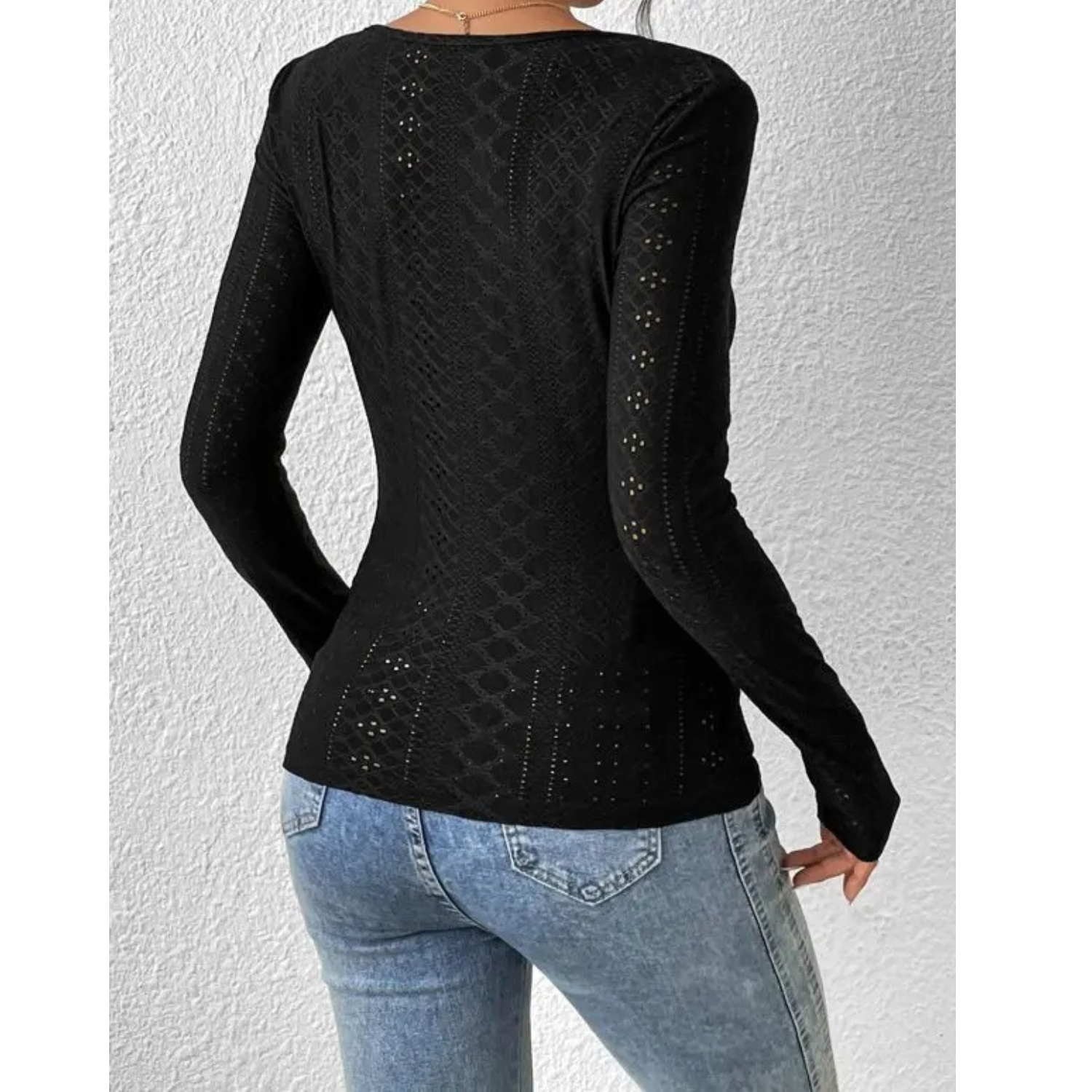 Jacky | Embroidered Long Sleeve Shirt