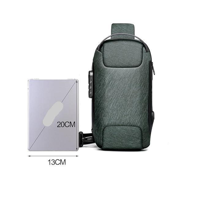 Cybil | Anti-Theft Crossbody Sling Bag with USB Charging Port