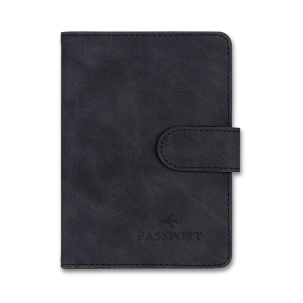 Vada | Theft-proof Waterproof PU Leather Passport Holder Wallet