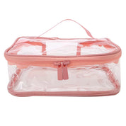 Braelyn | Waterproof Transparent Travel Makeup Cosmetic Bag with Zipper