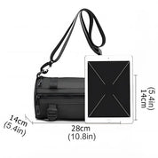 Keith | Compact Barrel Crossbody Bag for Modern and Practical Style