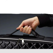 Barbara | Stylish and Practical Travel Cosmetic Bag with Diamond Pattern