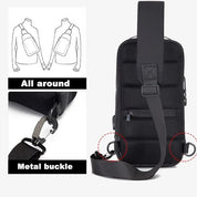 Cybil | Anti-Theft Crossbody Sling Bag with USB Charging Port