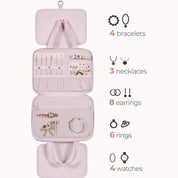 Kenia | Travel cosmetic bag with makeup and toiletry items as well as jewelry organizer