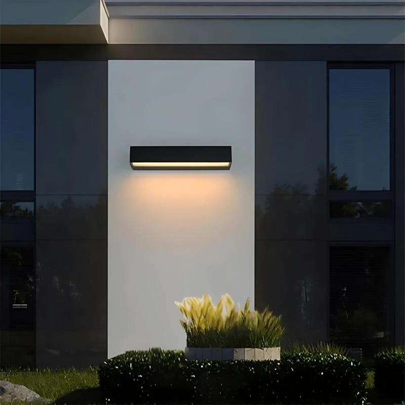 Vintage LED Outdoor Wall Lamp - Elegant Black Outdoor Lights for Gardens-2