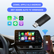Carplay Apple/Android | CARPlay Wireless in your car Direct connection to BT-6