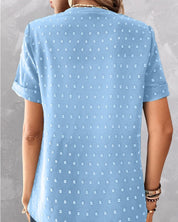 Shirt with V neck and buttons - Milou