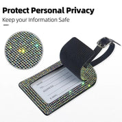 Lottie | Glittering Passport Holder & Luggage Tag Set