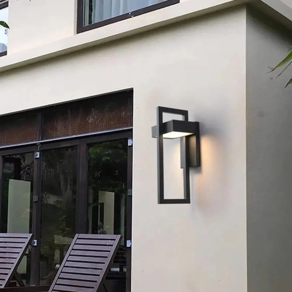 AuraBright – Modern Outdoor Wall Light with Energy-Efficient LED-3