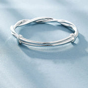 Graceful Glow | Intriguing Sterling Silver Bracelet