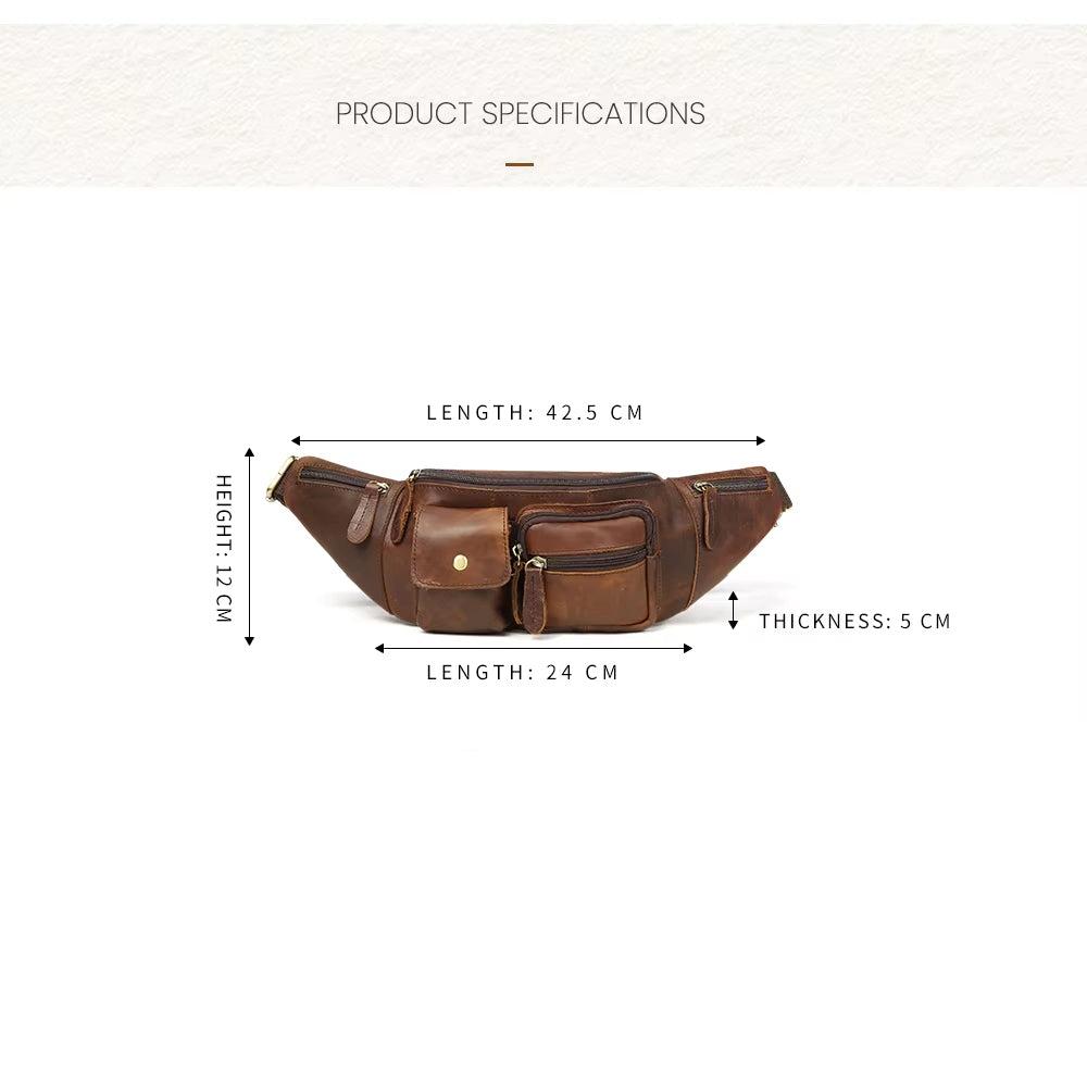 Mike | Exquisite Multi-Pocket Waist Bag for Hands-Free Convenience
