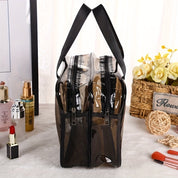 Clare | Clear and Practical Cosmetic Bag with Double Compartment