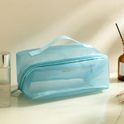 Mila | Spacious Travel Toilet Bag Made of Mesh Material