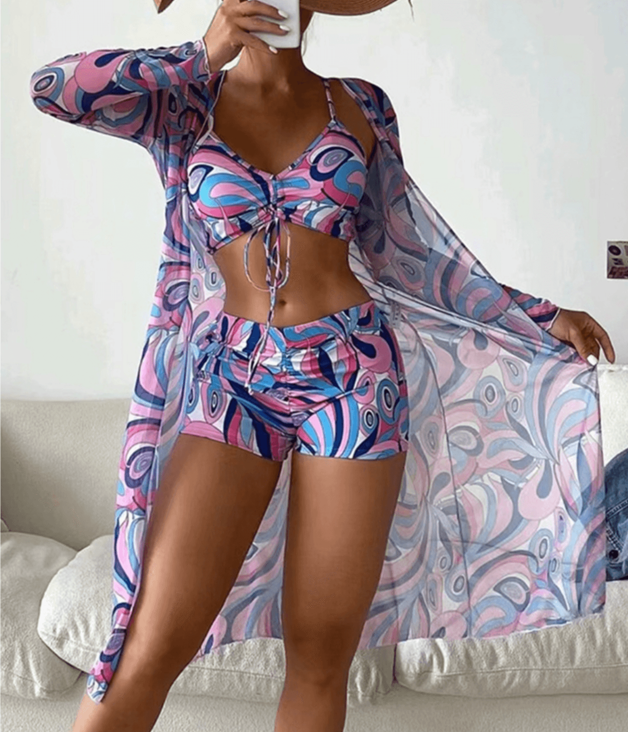 Ella | Stylish 3-Piece Bikini Set