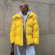 Stellianet | Women's buffer hooded jacket | Oversized-2