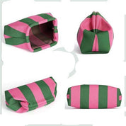 Lanie | Stylish and versatile striped cosmetic bag