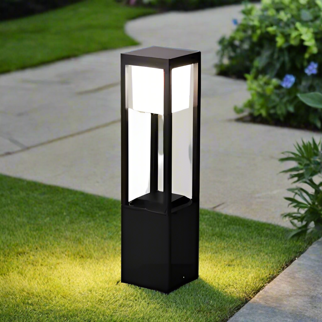 Nimbus Cube - 60cm Solar Garden Light with Warm White LED for Outdoor Use-6