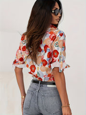 Kataleya | Comfortable Floral Blouse