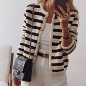 Myla | Elegant Striped Cardigan