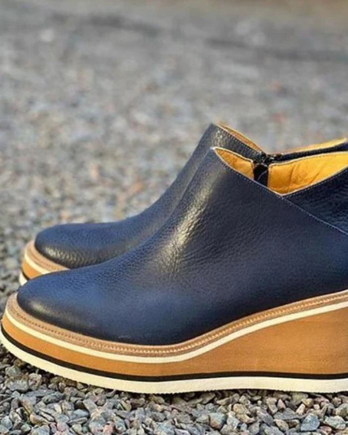 ANN | Stylish Wedge Boots for Your Style