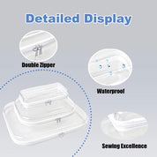 Ensley | Elegant, Practical, and Organized Transparent Bag Set